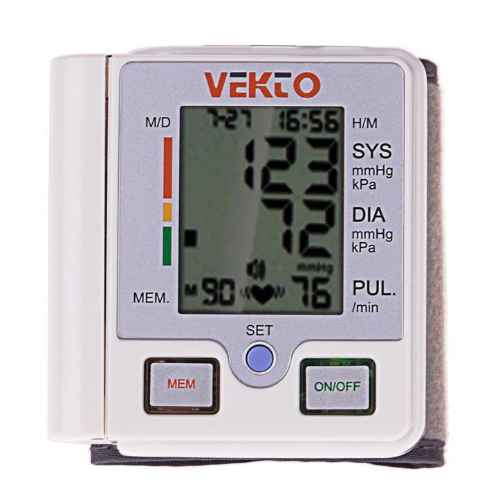 فشارسنج دیجیتال مچی وکتو مدل VT-800B8S به همراه ترمومتر دیجیتال Vekto VT-800B8S Automatic Digital Blood Pressure Monitor